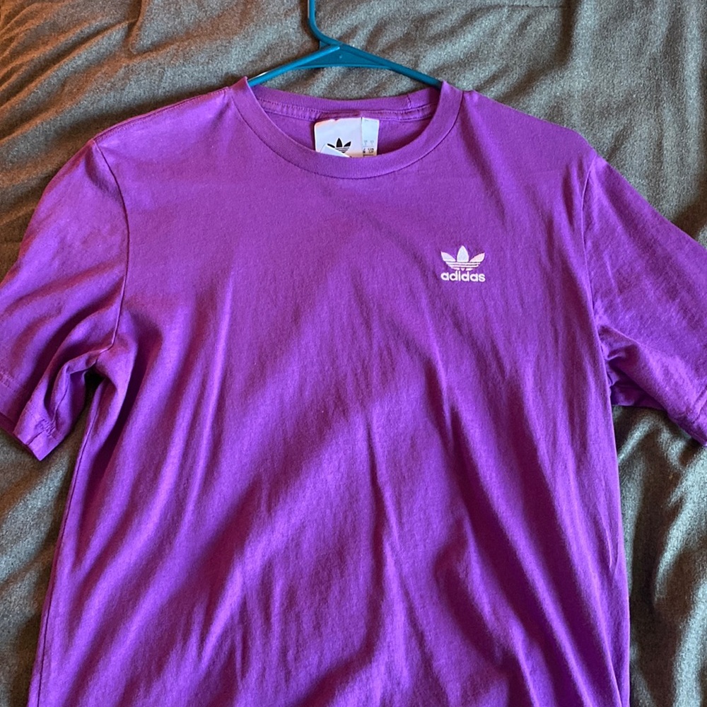 Purple unisex Adidas shirt